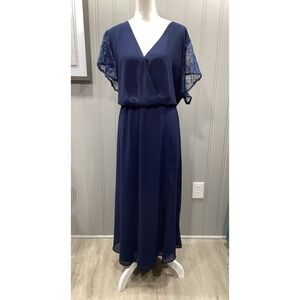 BloomChic Navy Blue Maxi Dress